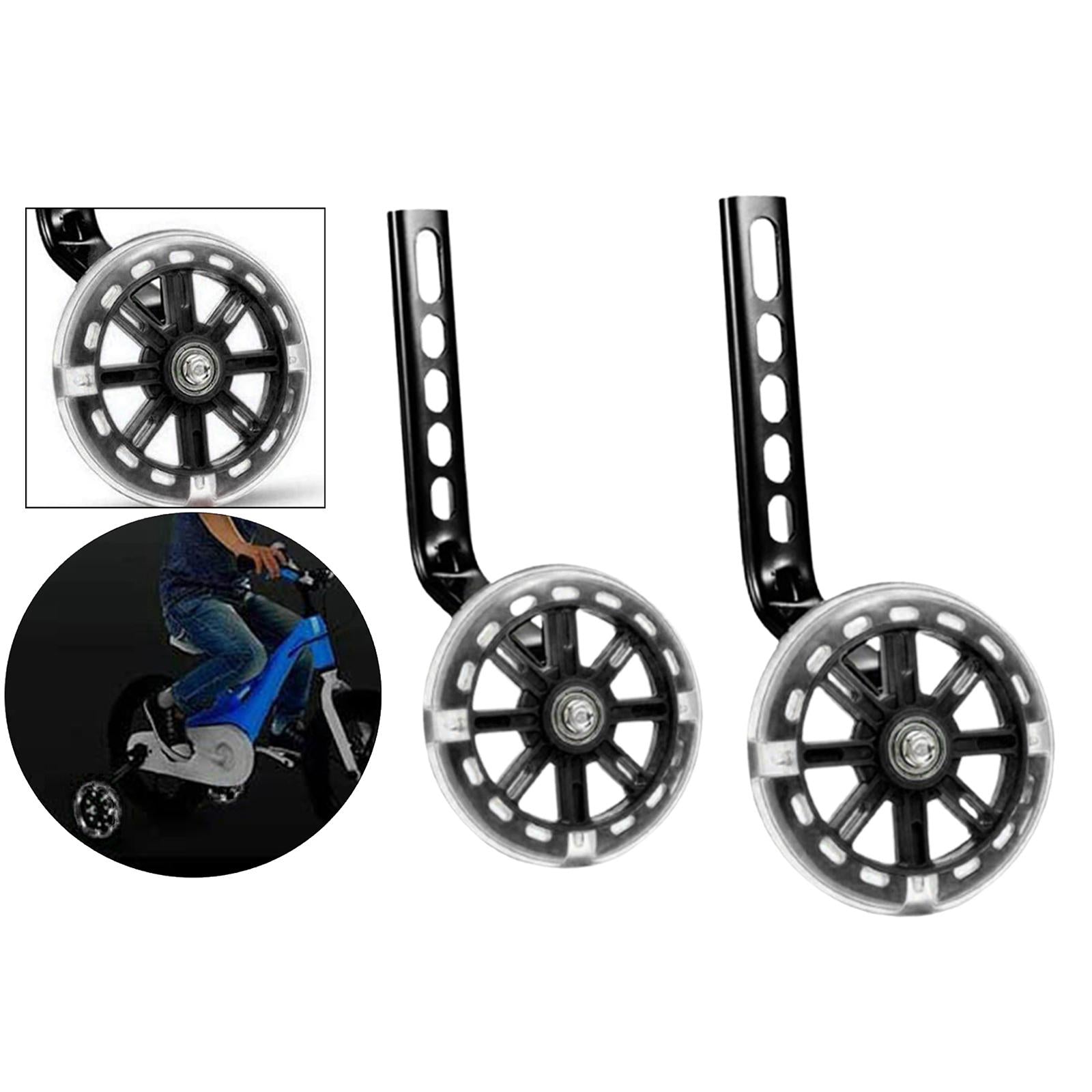 Pair of Bike Mute Training Wheels for 12 14 16 18 20 inch Single Bike N105