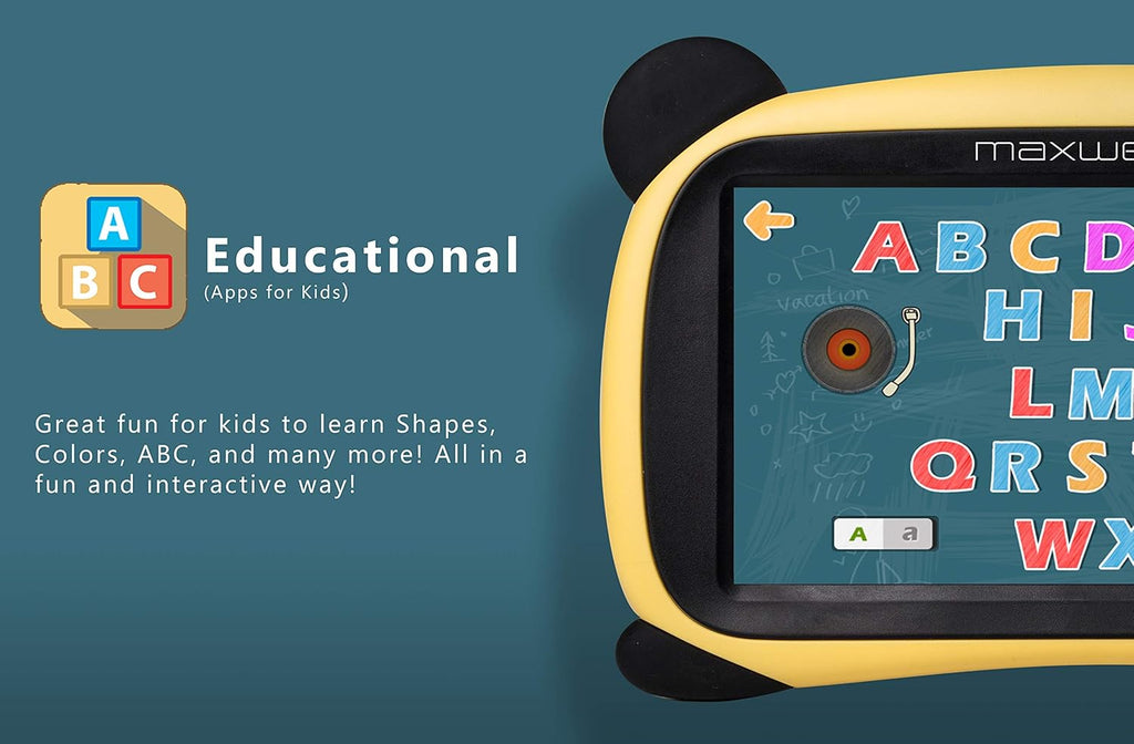 7 Inch Android Tablet with Case, 16 GB ROM, WiFi, Pack of 2 O56520