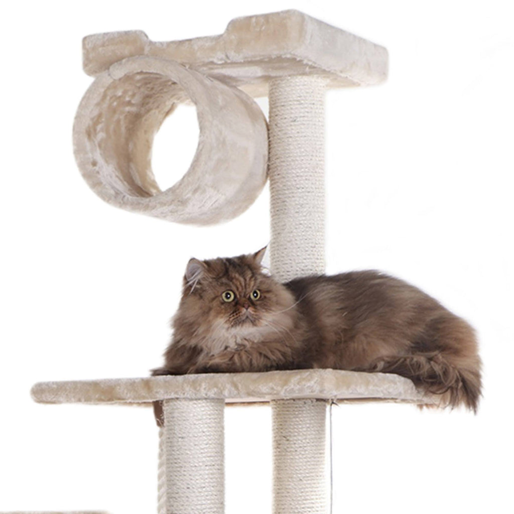 Beige 62 inch Cat Tree K731811