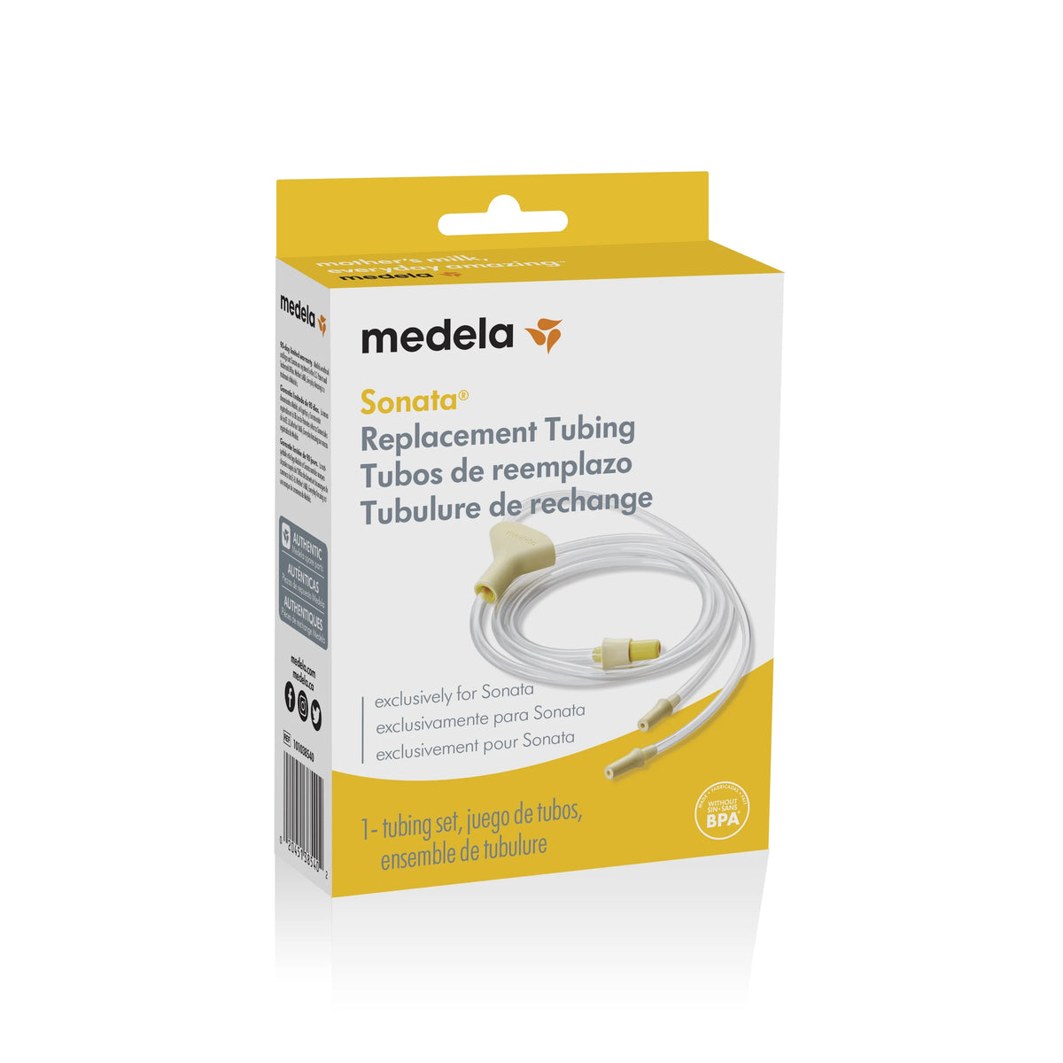 Breast Pump Tubing, Clear, 1 Each V588559