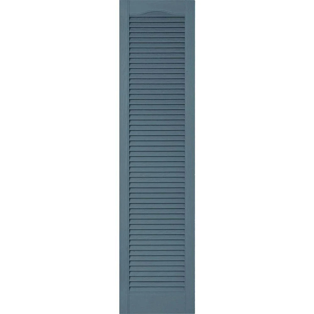14 1/2 inchw x 95 inchh Vinyl Open Louver Shutters Per Pair W9018