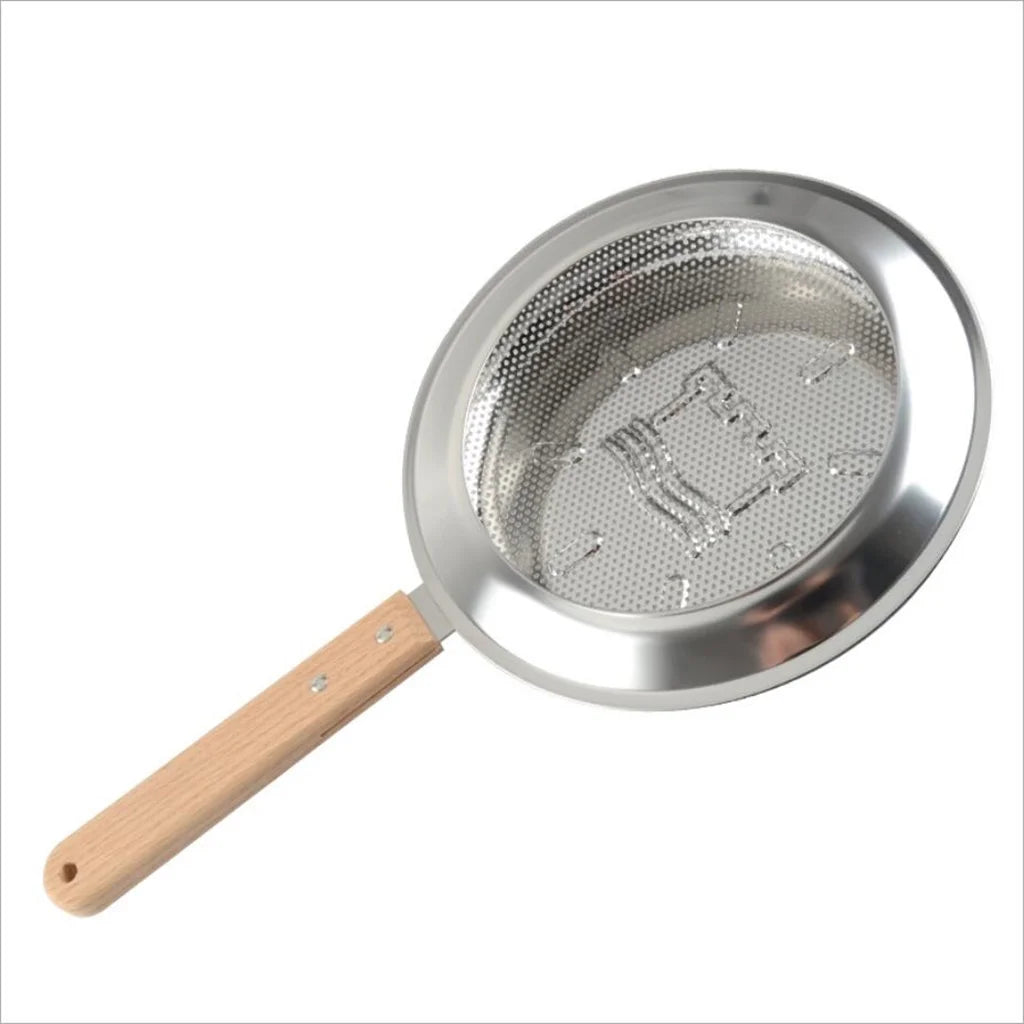 Stainless Steel Wooden Roaster H20975