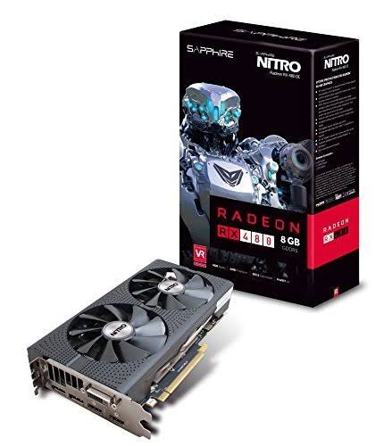 Nitro Radeon RX 480 8g OC Graphic Card J5827