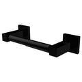 Matte Black Wall Mounted 2 Post Toilet Tissue Holder L7140