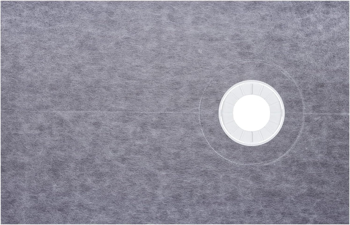 38" x 60" Watertight Shower Curb Overlay with 4" Stainless Steel Grate R93668