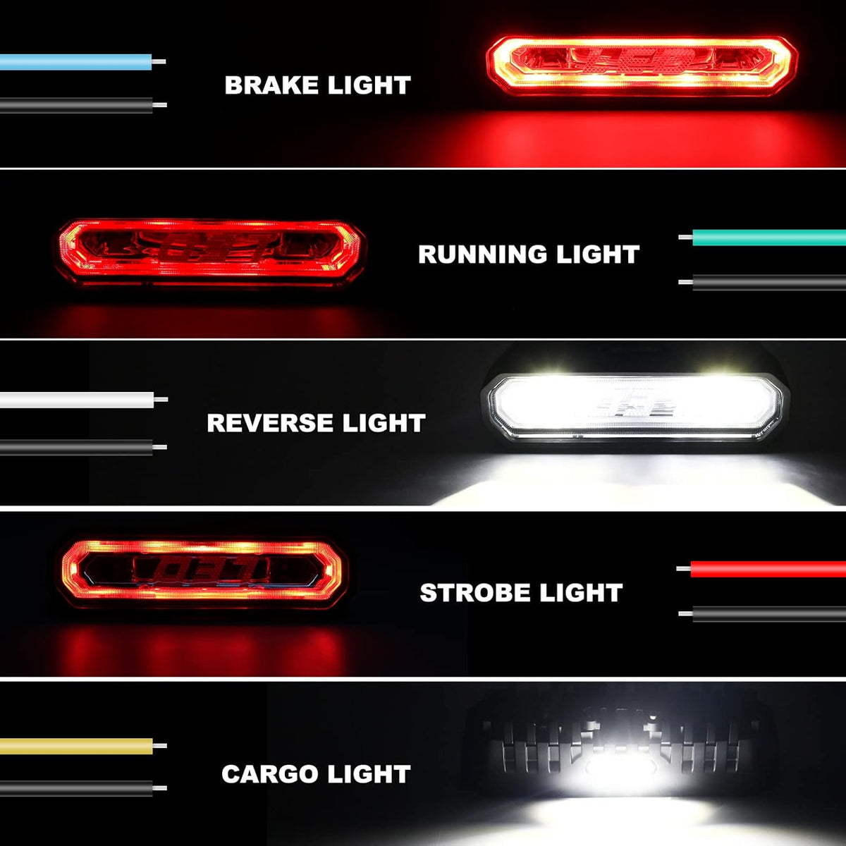 UTV LED Chase Brake Tail Lights Z327794
