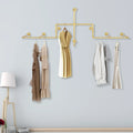 Gold Wall Mounted Detachable Clothes Rack T7647