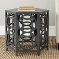Pearl Blue Grey Side Table Y9838