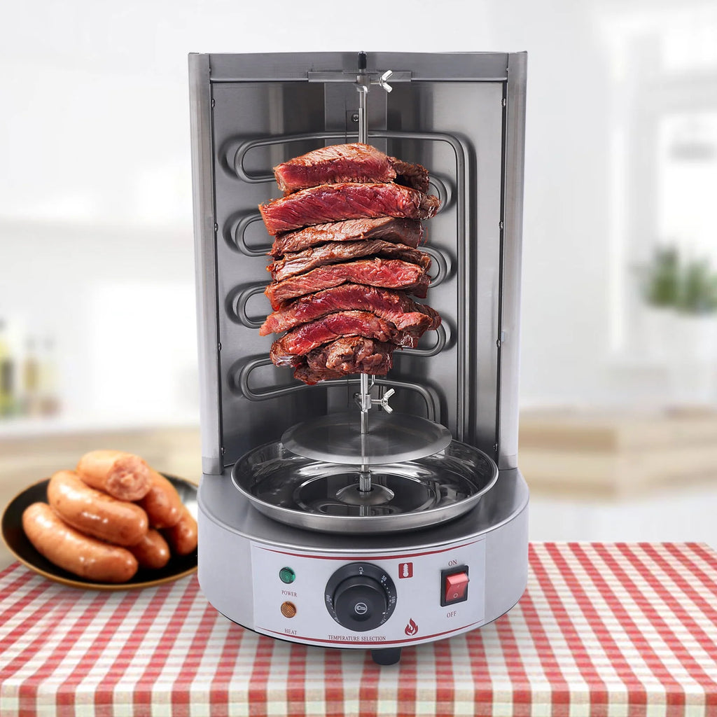 3000W Vertical Shawarma Machine with 2 Heating Pipes S17853