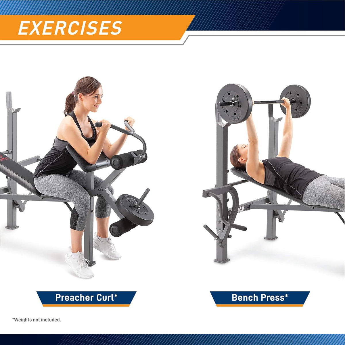 Standard Weight Bench with Leg Developer D488