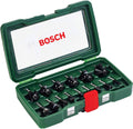 15-Piece Carbide Router Bit Set, 1/4-Inch Shank U7203