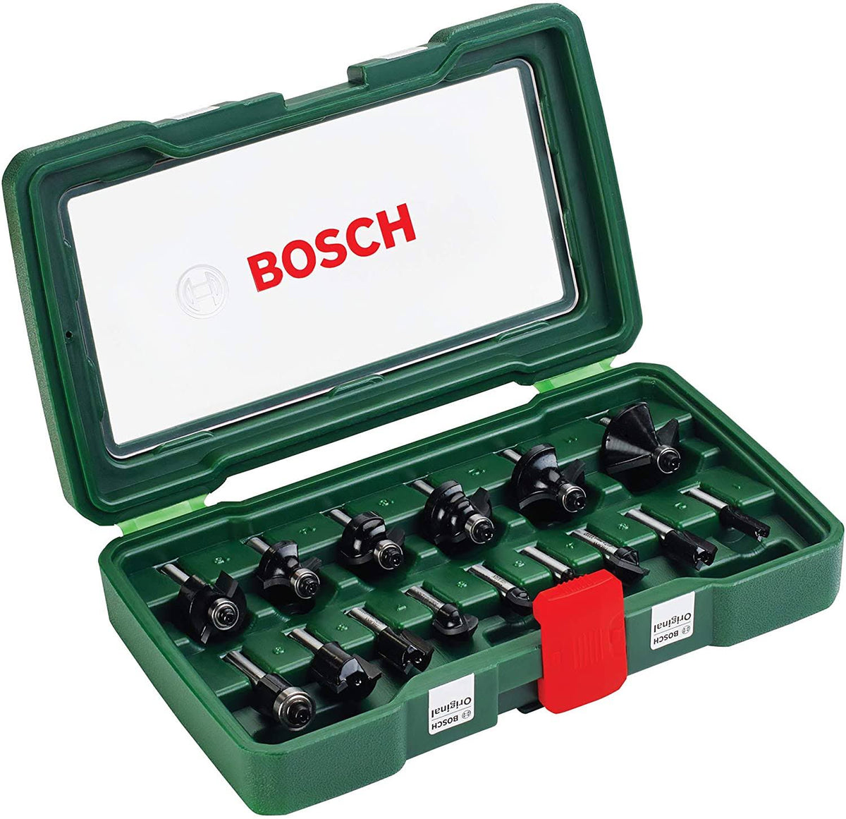 15-Piece Carbide Router Bit Set, 1/4-Inch Shank U7203