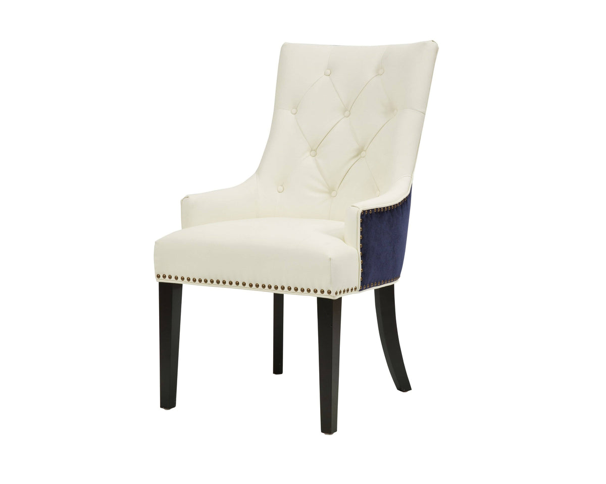 Button Tufted PU Leather Dining Side Chair X4748