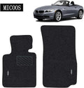 Black All Weather Heavy Duty Waterproof Floor Mat Set D68783