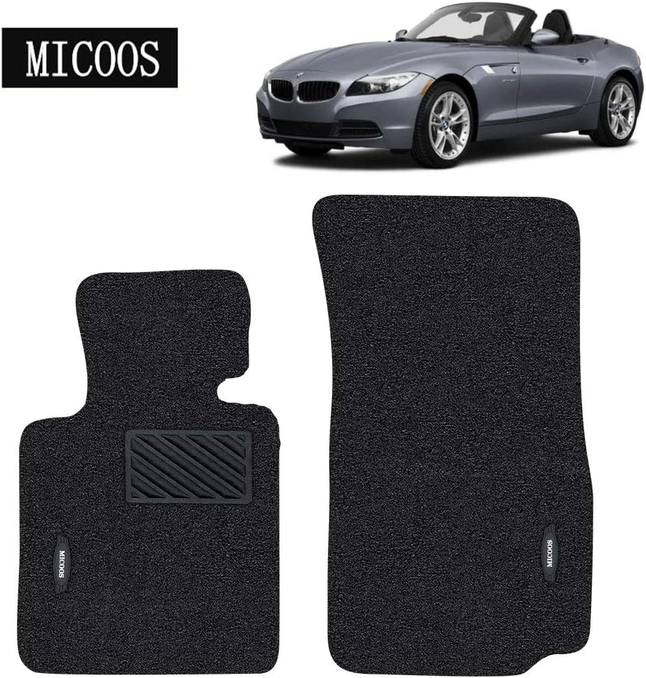 Black All Weather Heavy Duty Waterproof Floor Mat Set D68783