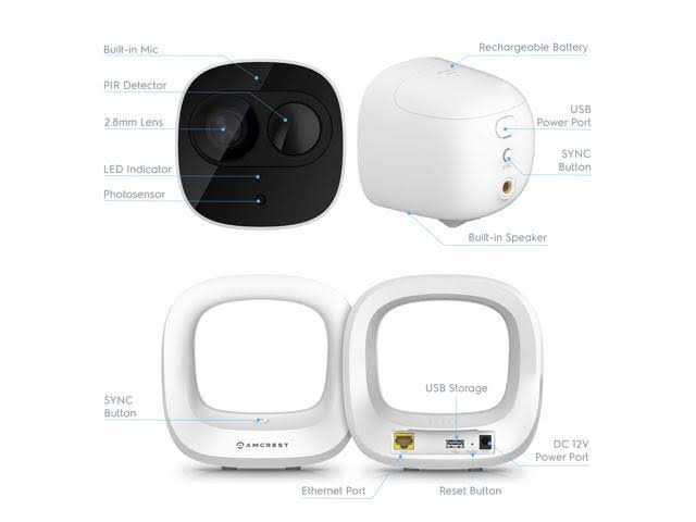 2MP Smart Home Battery Camera System L159
