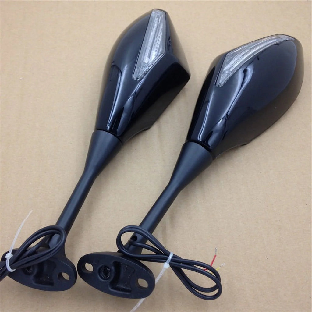 Turn Signal Mirrors For Honda CBR 600RR CBR1000RR Gloss Black Q863919