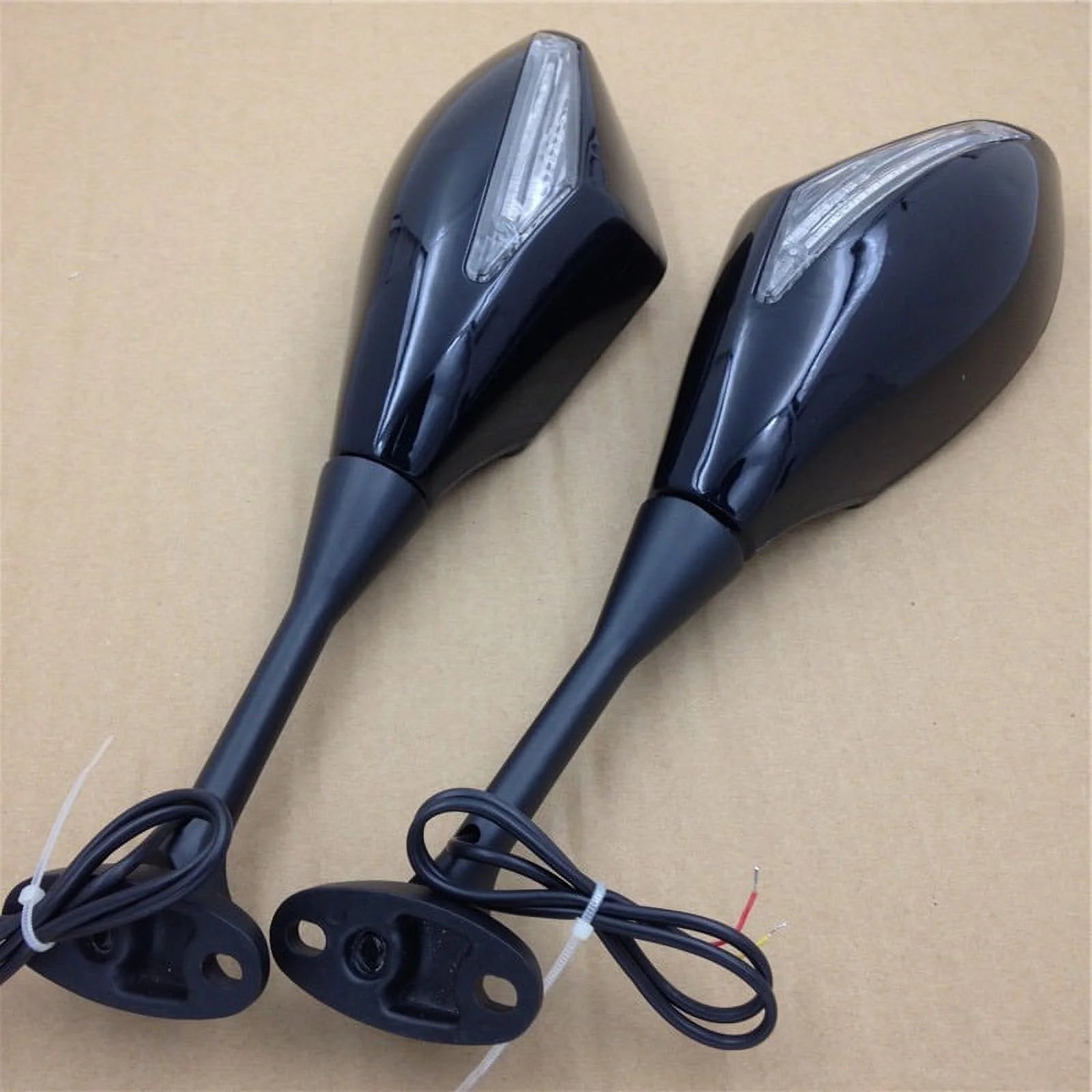 Turn Signal Mirrors For Honda CBR 600RR CBR1000RR Gloss Black Q863919