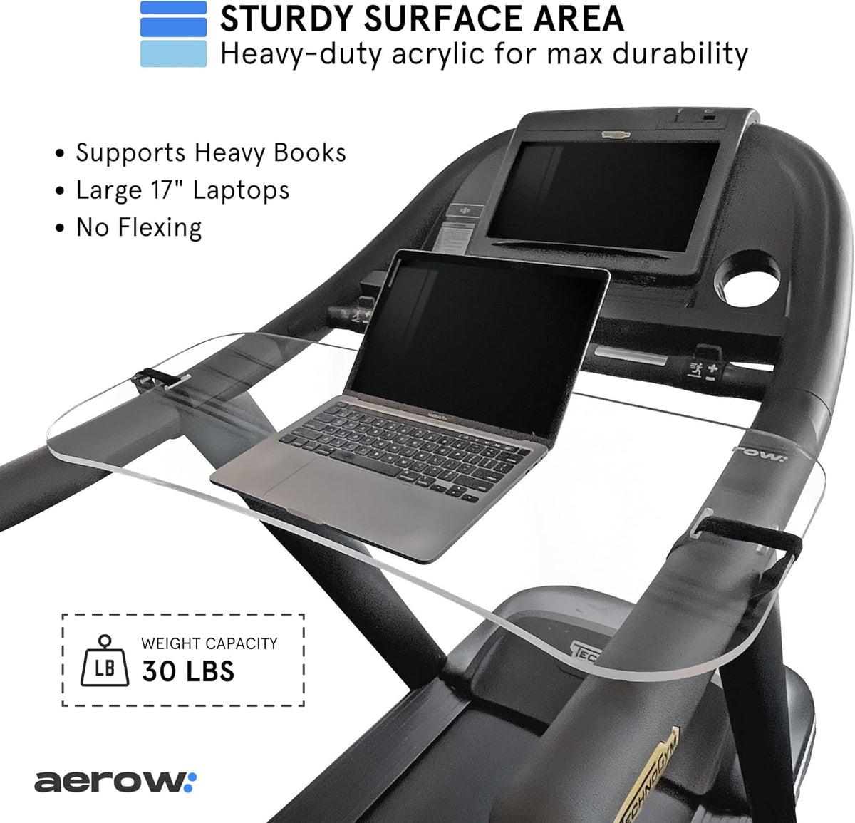 Clear Laptop Stand for Treadmill Pack of 2 W6349