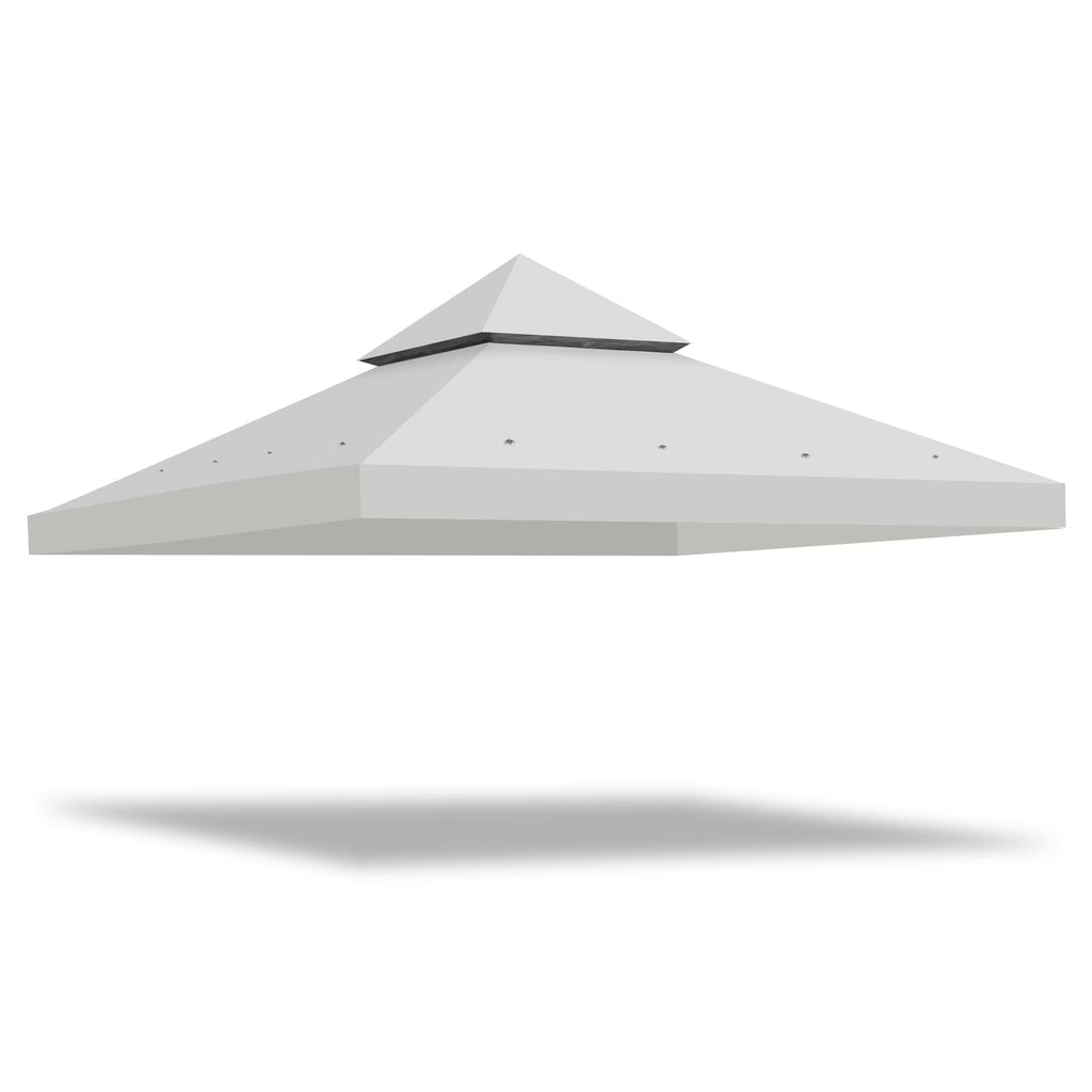 10x10ft Grey Gazebo Canopy Replacement V34361