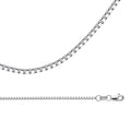 Solid 14k White Gold Chain Necklace, 1.2 mm - 16 inch M71484