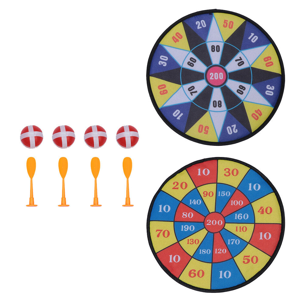 2 Sets Sticky Ball Dart Board Toy L1276
