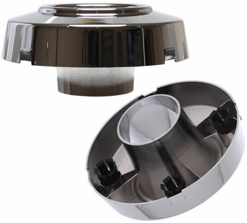 Chrome Front Center Cap Hub for Ford F350 Super Duty Dually L614