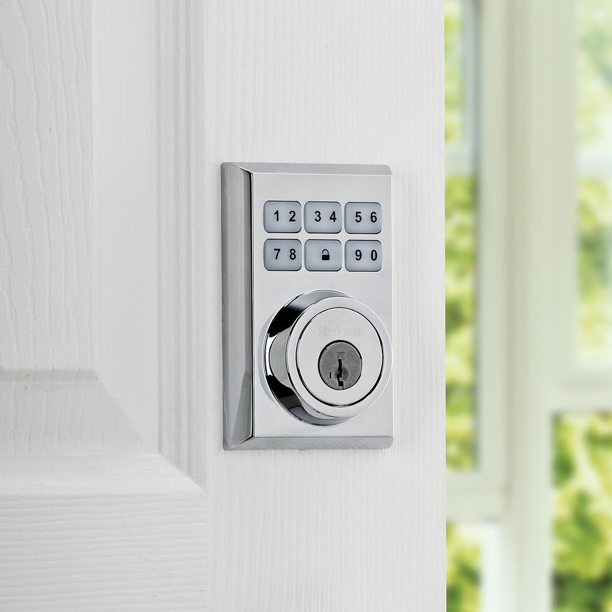 Satin Nickel Z-Wave Deadbolt S71843
