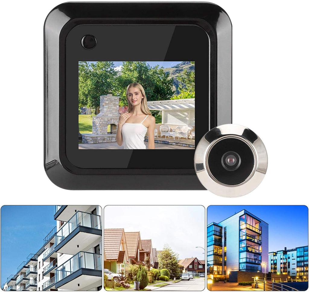 145° Wide-Angle Digital Door Peephole Camera with 2.4in LCD B4697