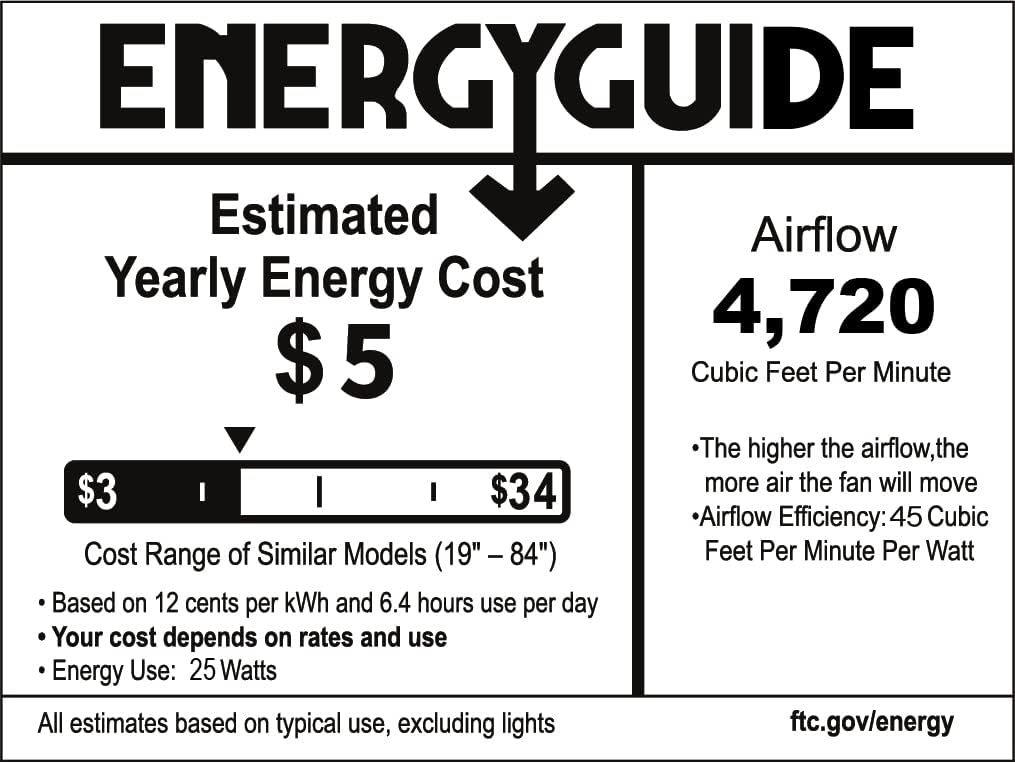 20-inch Caged Ceiling Fan with Lights, Reversible, Remote, Bladeless F5545