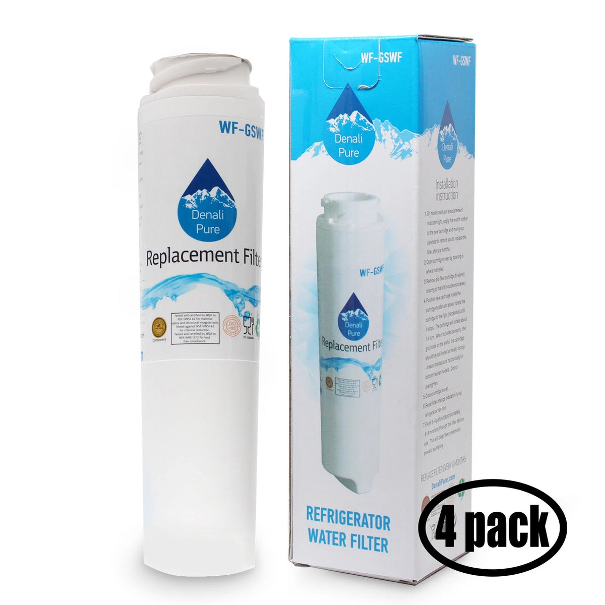 4-Pack Replacement Water Filter Cartridge M29231