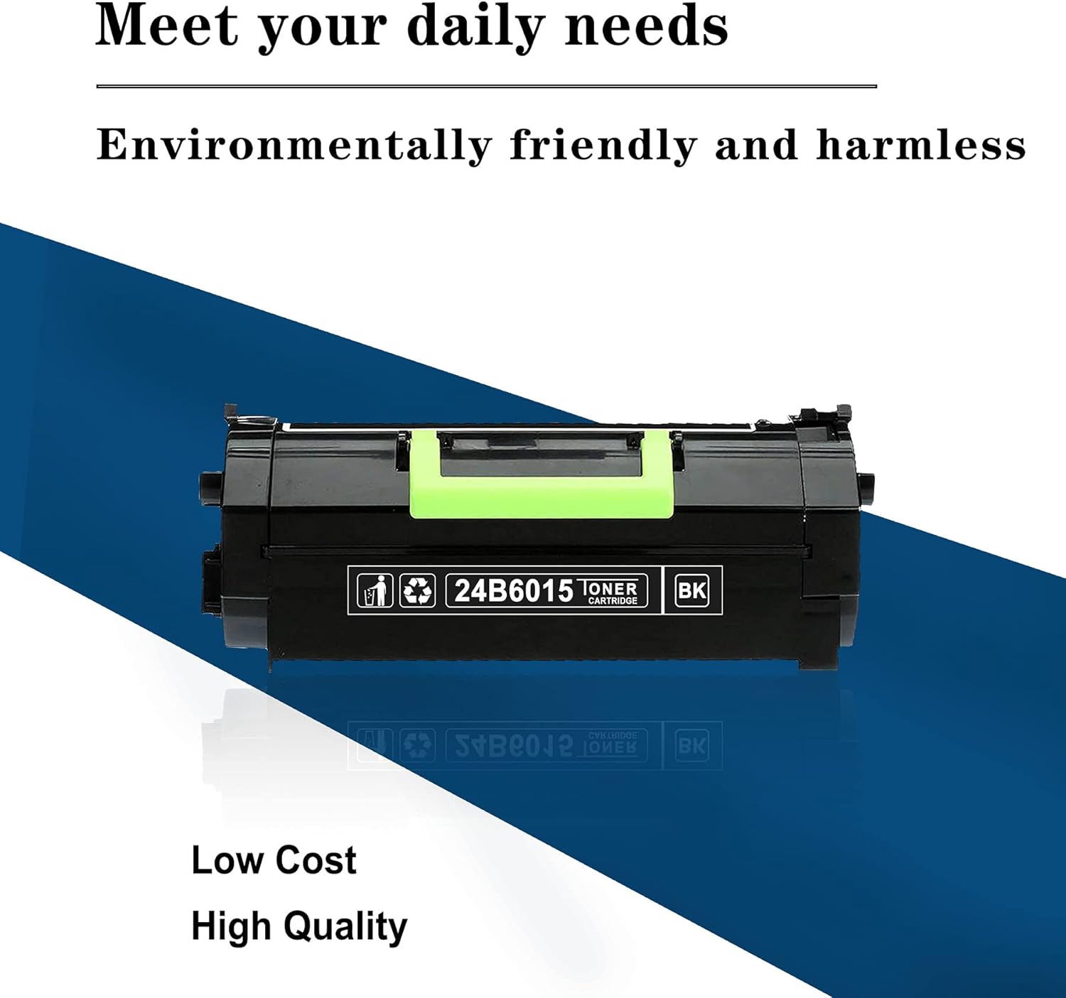 1 Pack Black High Yield Toner Cartridge Replacement for Lexmark M5163 M5170 XM5170 XM5163 Printer L71672