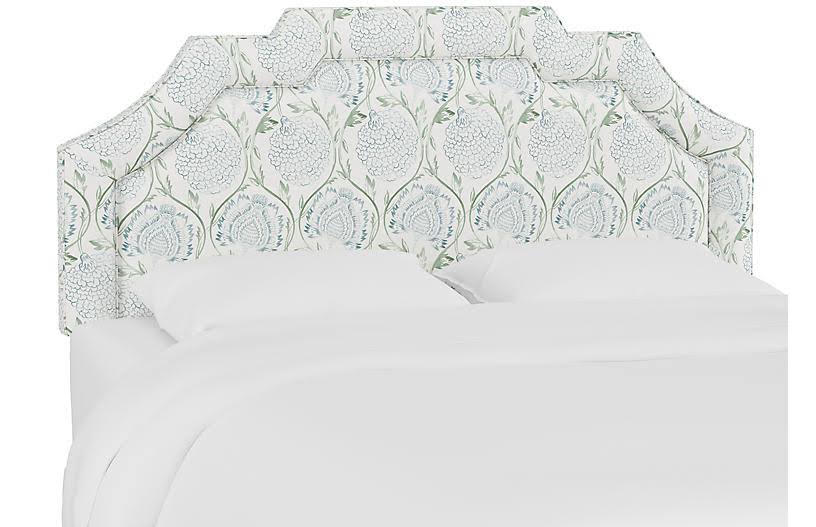 Floral Sage Full Headboard F898